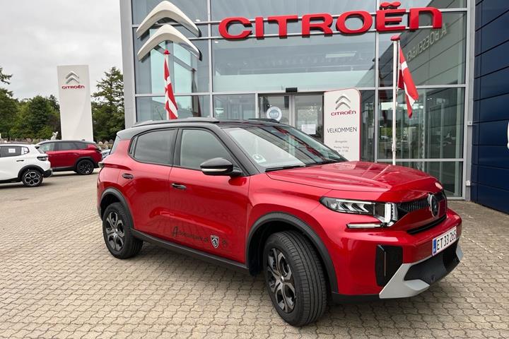 Rød Citroën e-C3 Aircross fra 2026