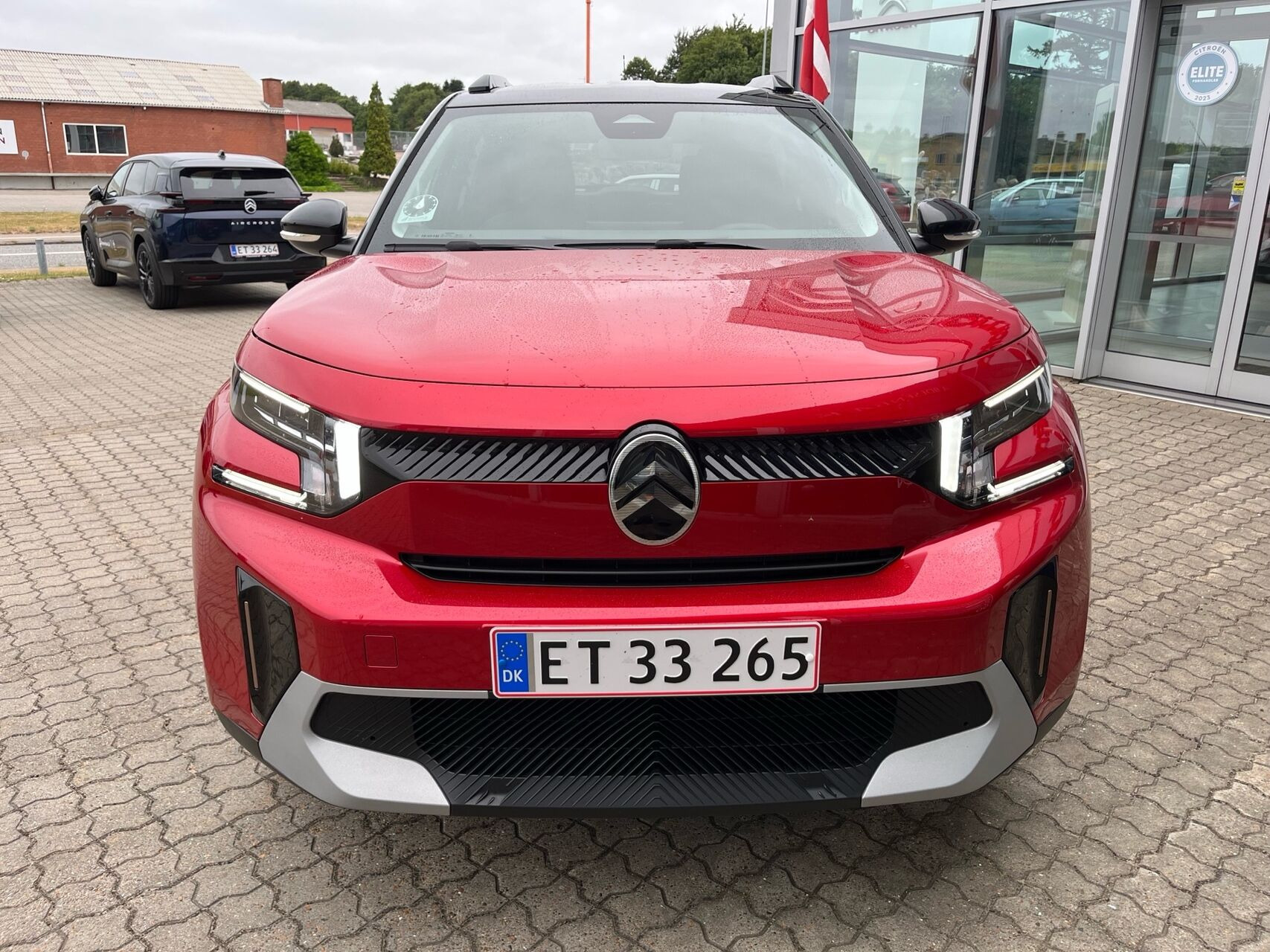 Rød Citroën e-C3 Aircross fra 2026