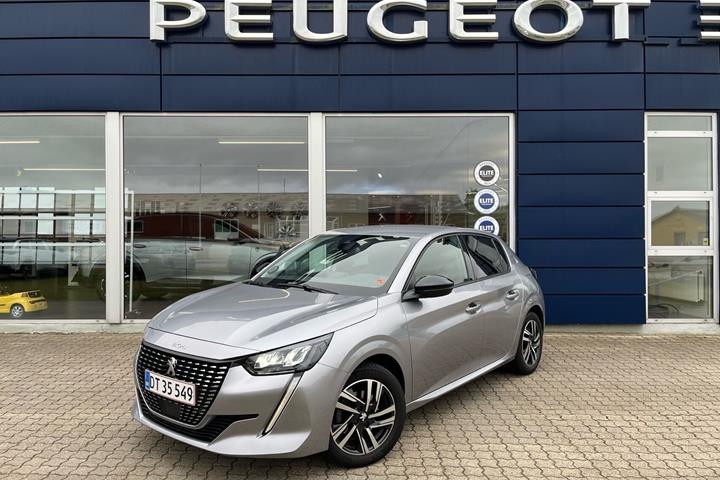 Grå Peugeot 208 fra 2023