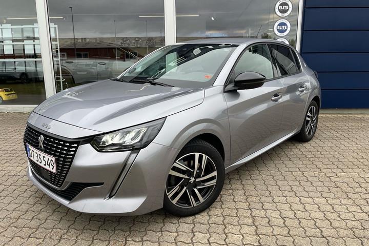 Grå Peugeot 208 fra 2023