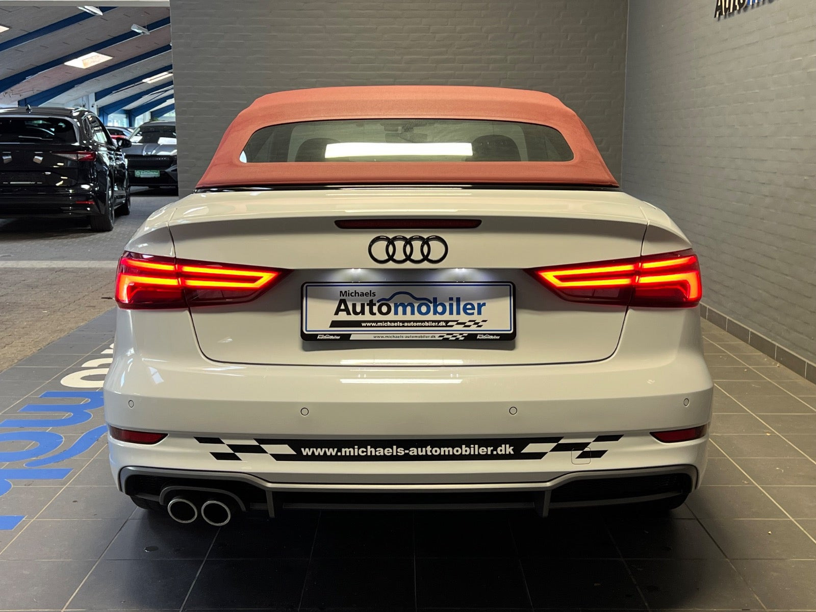Hvid Audi A3 fra 2020