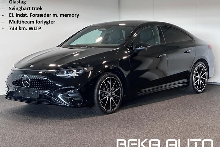 Sort Mercedes CLA250+ fra 2025