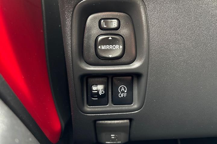 Rød Toyota Aygo fra 2020