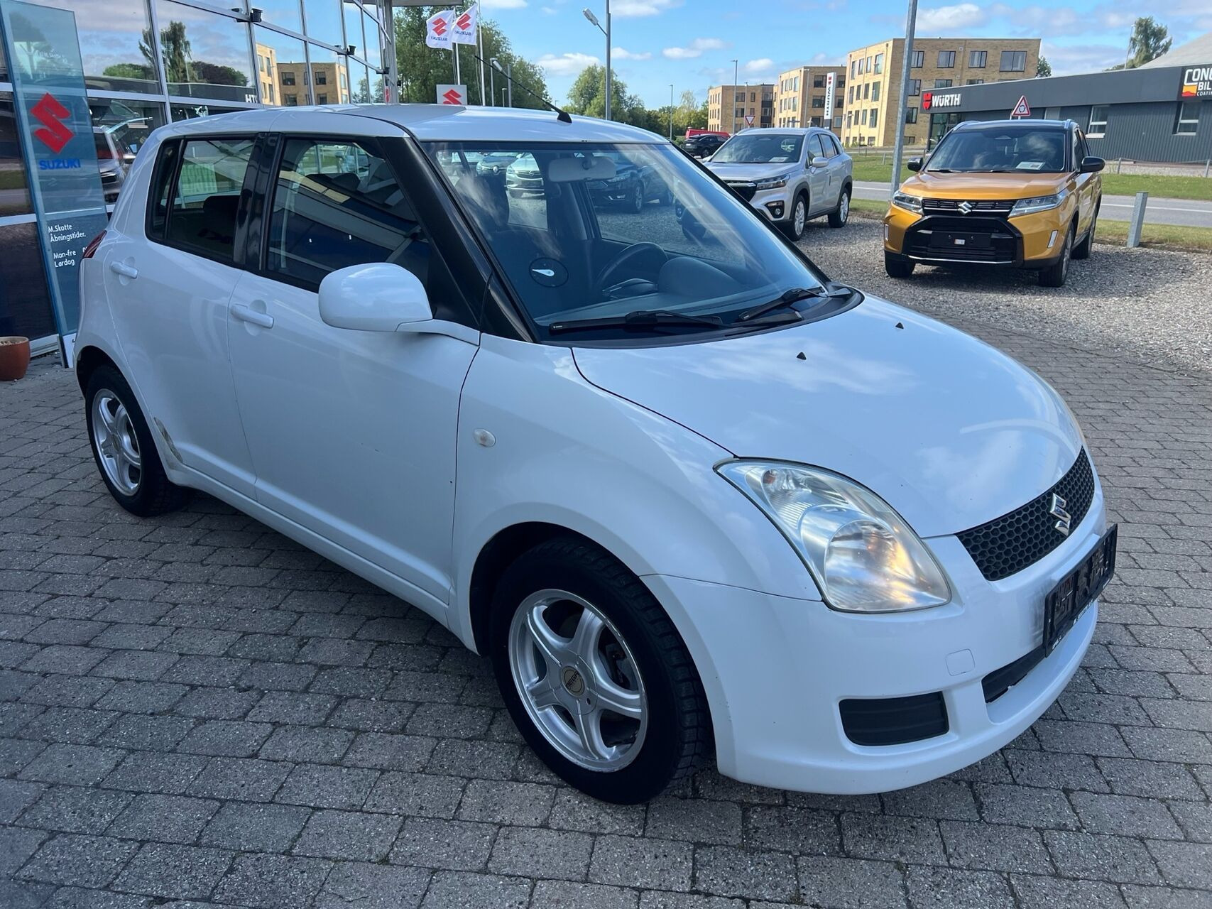Hvid Suzuki Swift fra 2009