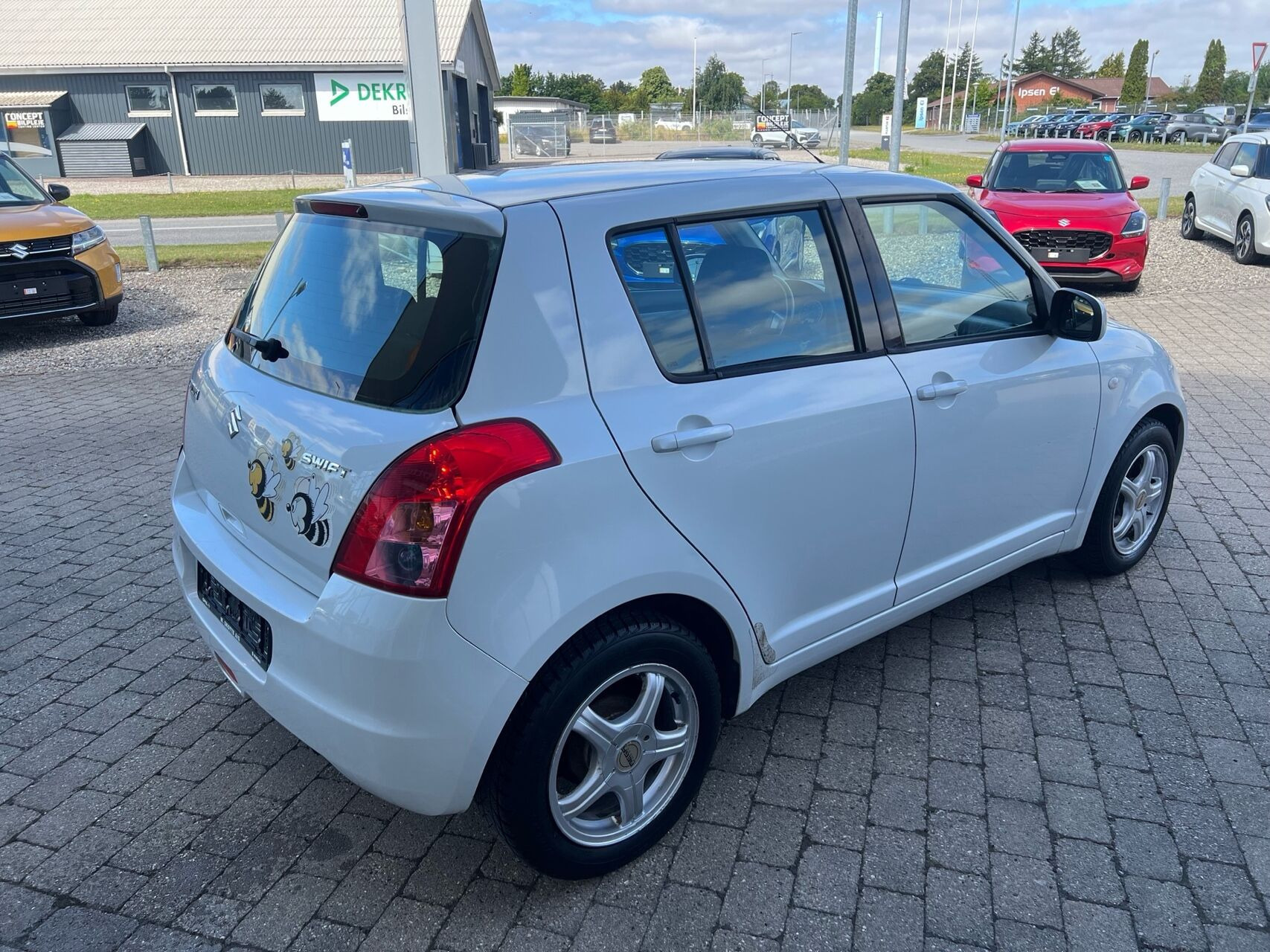 Hvid Suzuki Swift fra 2009