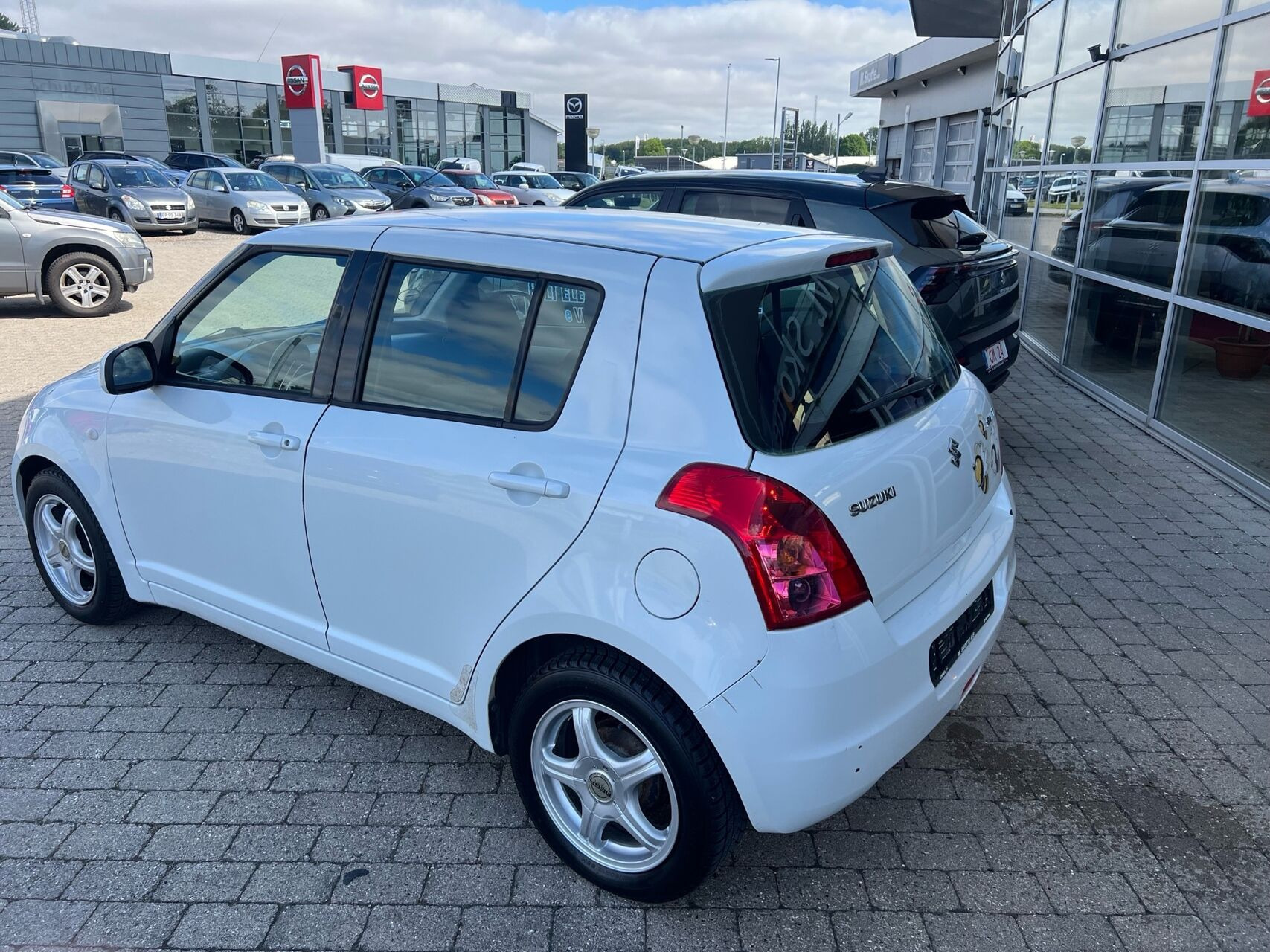 Hvid Suzuki Swift fra 2009