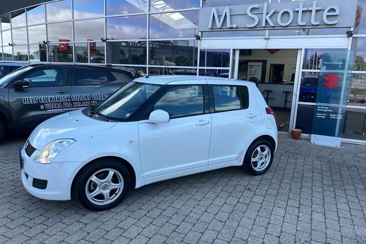Hvid Suzuki Swift fra 2009