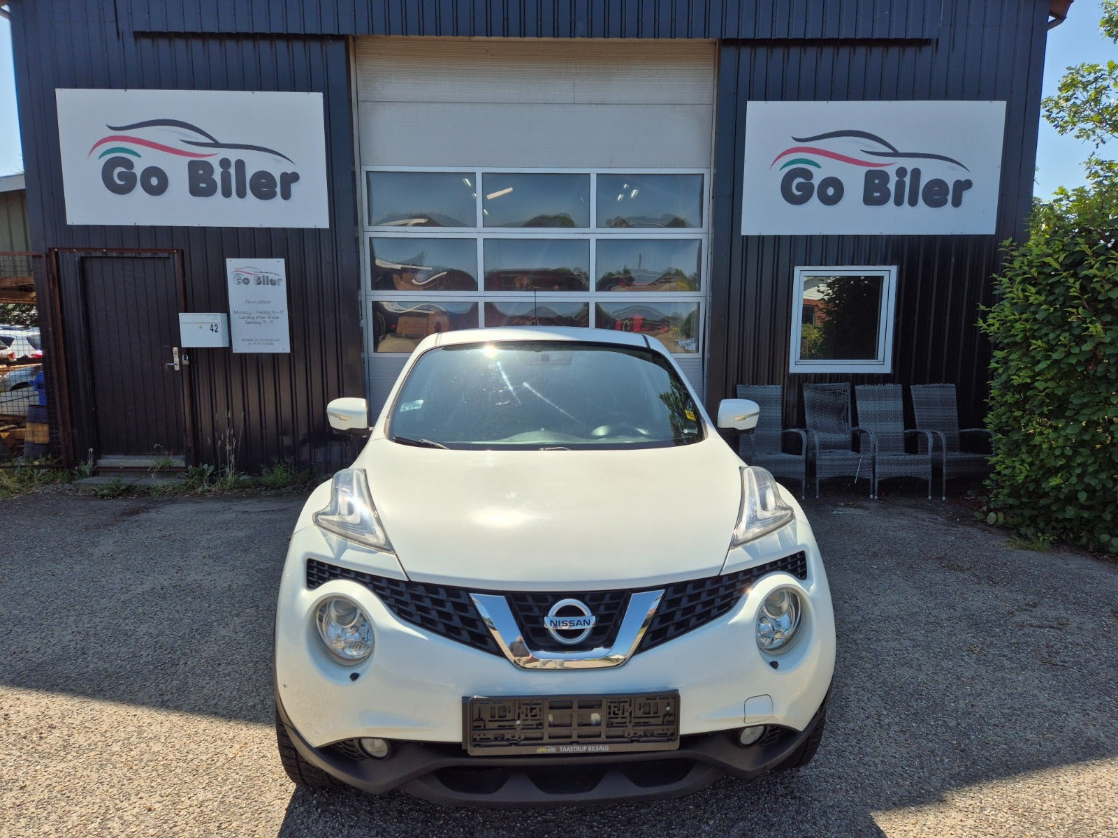 Grøn Nissan Juke fra 2014