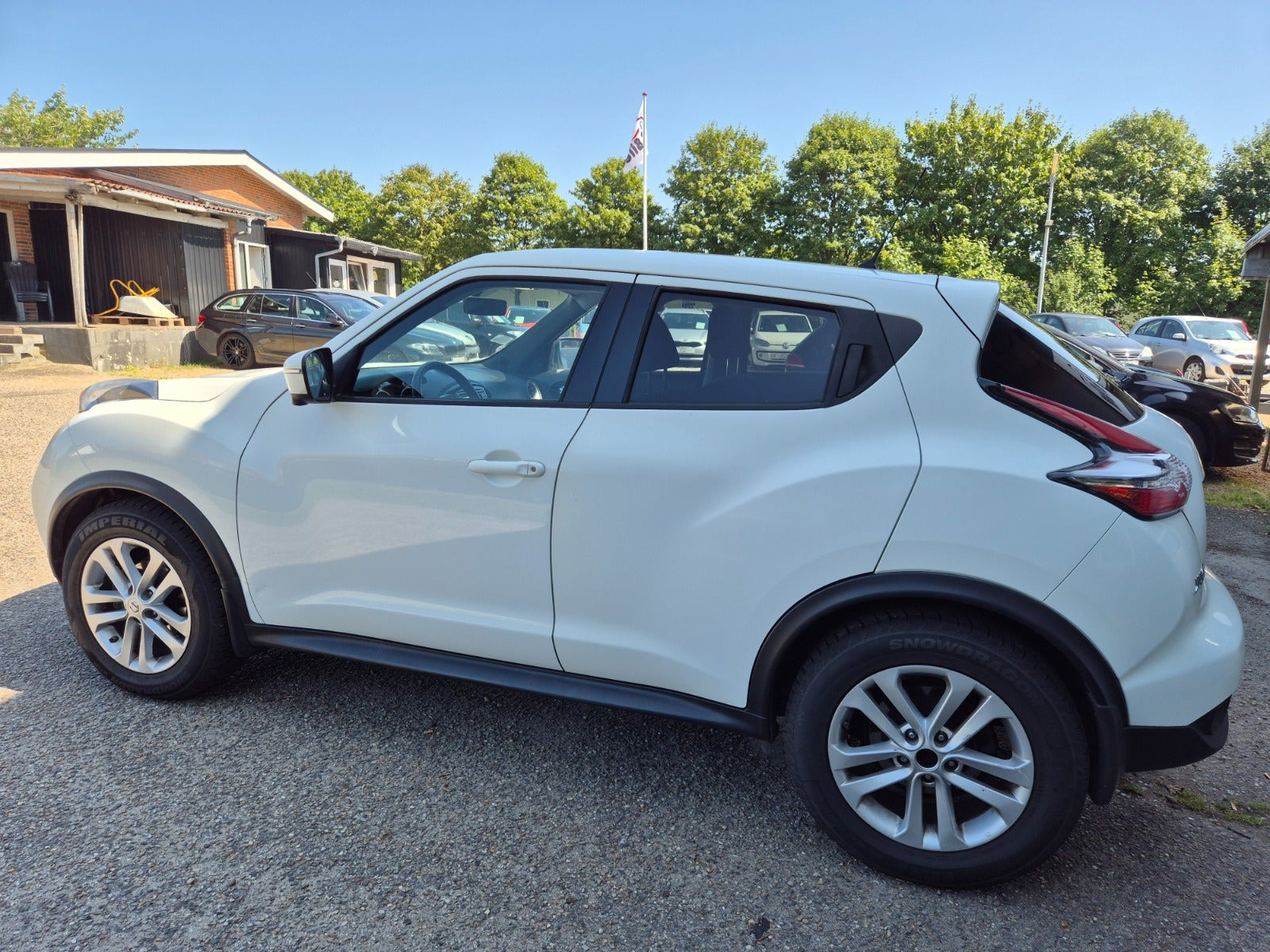 Grøn Nissan Juke fra 2014