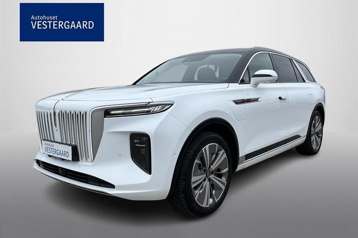 Hvid Hongqi E-HS9 fra 2024