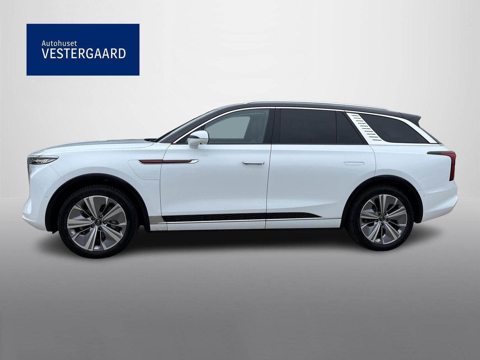 Hvid Hongqi E-HS9 fra 2024