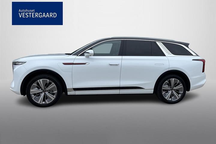 Hvid Hongqi E-HS9 fra 2024
