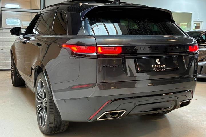 Grå Land Rover Range Rover Velar fra 2018