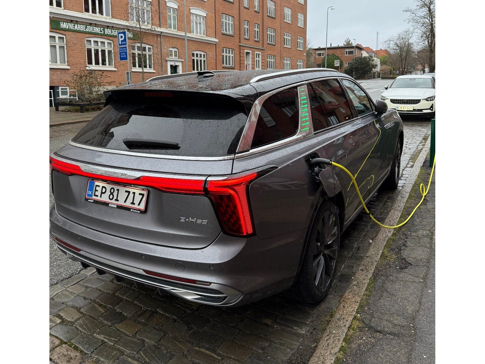 Grå Hongqi E-HS9 fra 2024