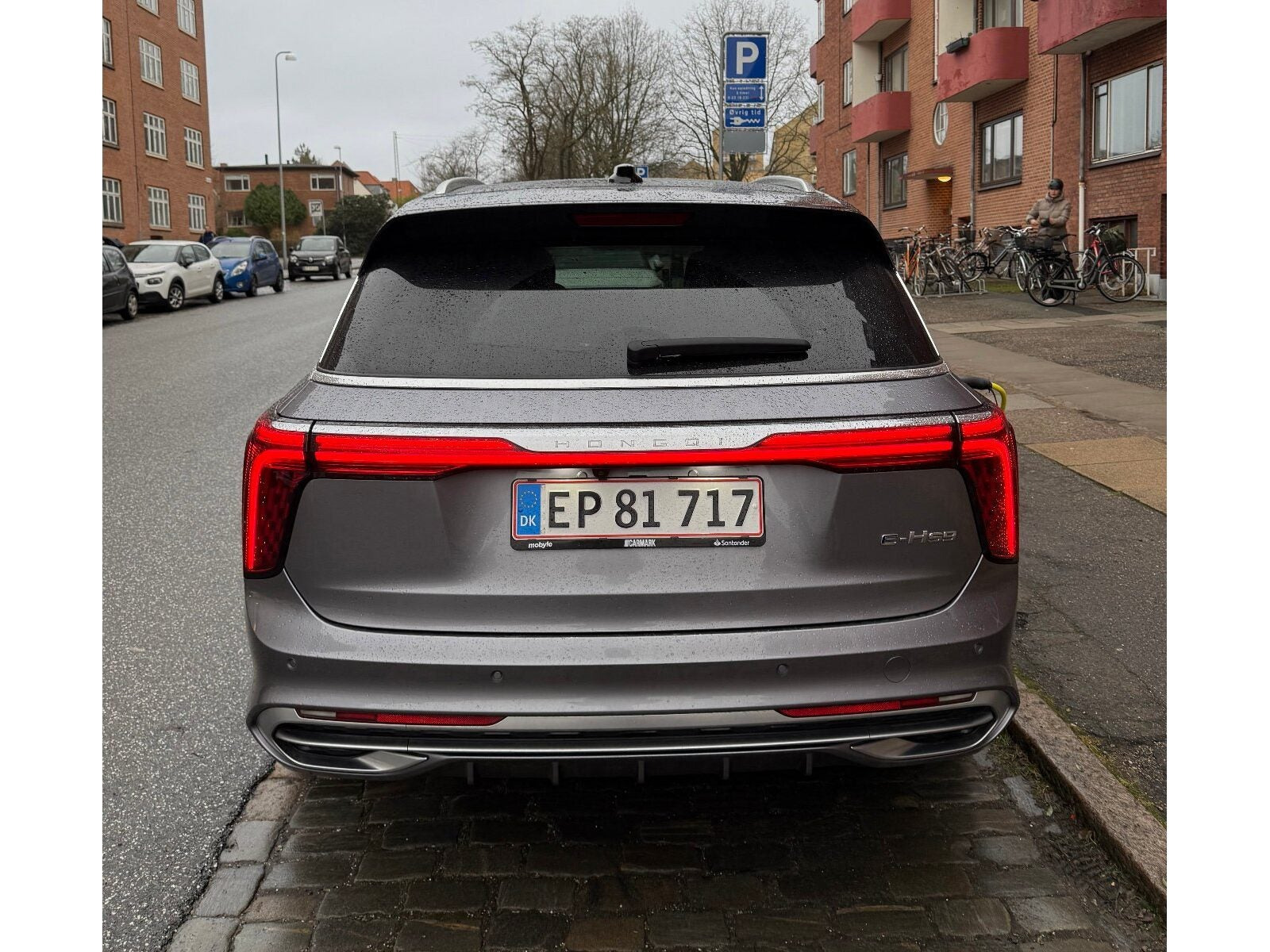Grå Hongqi E-HS9 fra 2024