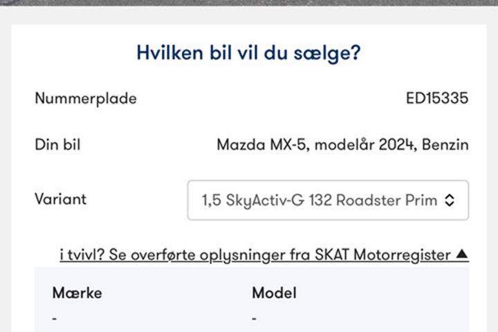 Hvid Mazda MX-5 fra 2024