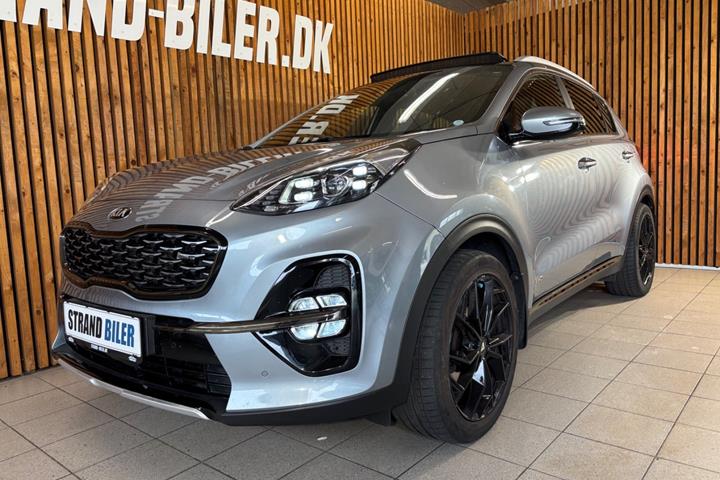 Blå Kia Sportage fra 2019