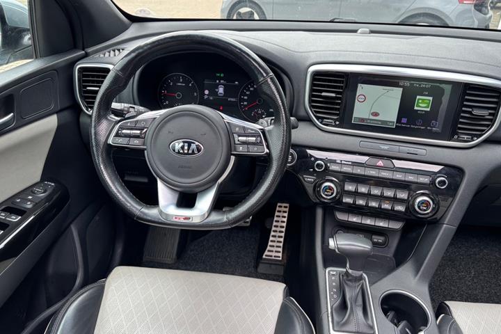 Blå Kia Sportage fra 2019