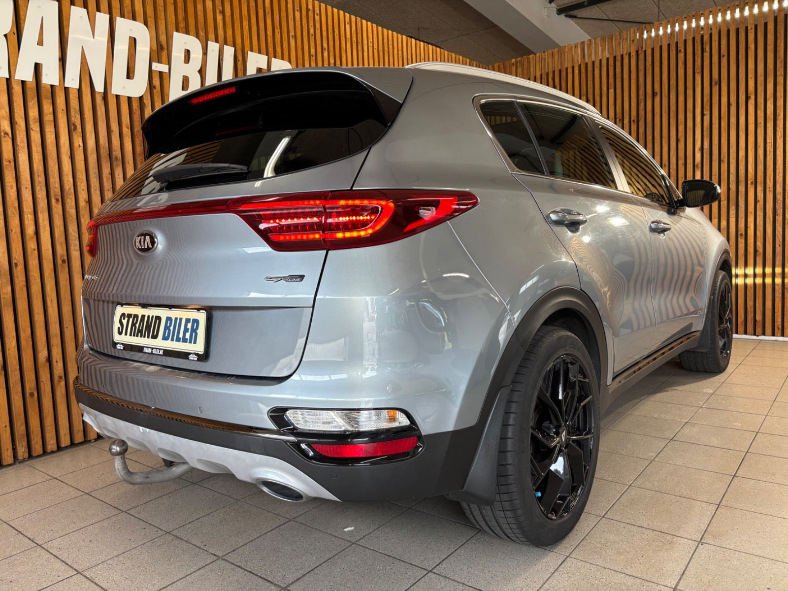 Blå Kia Sportage fra 2019
