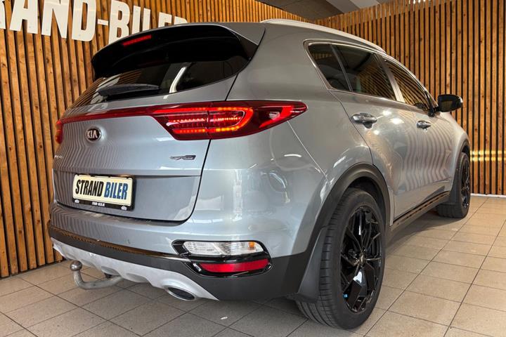 Blå Kia Sportage fra 2019