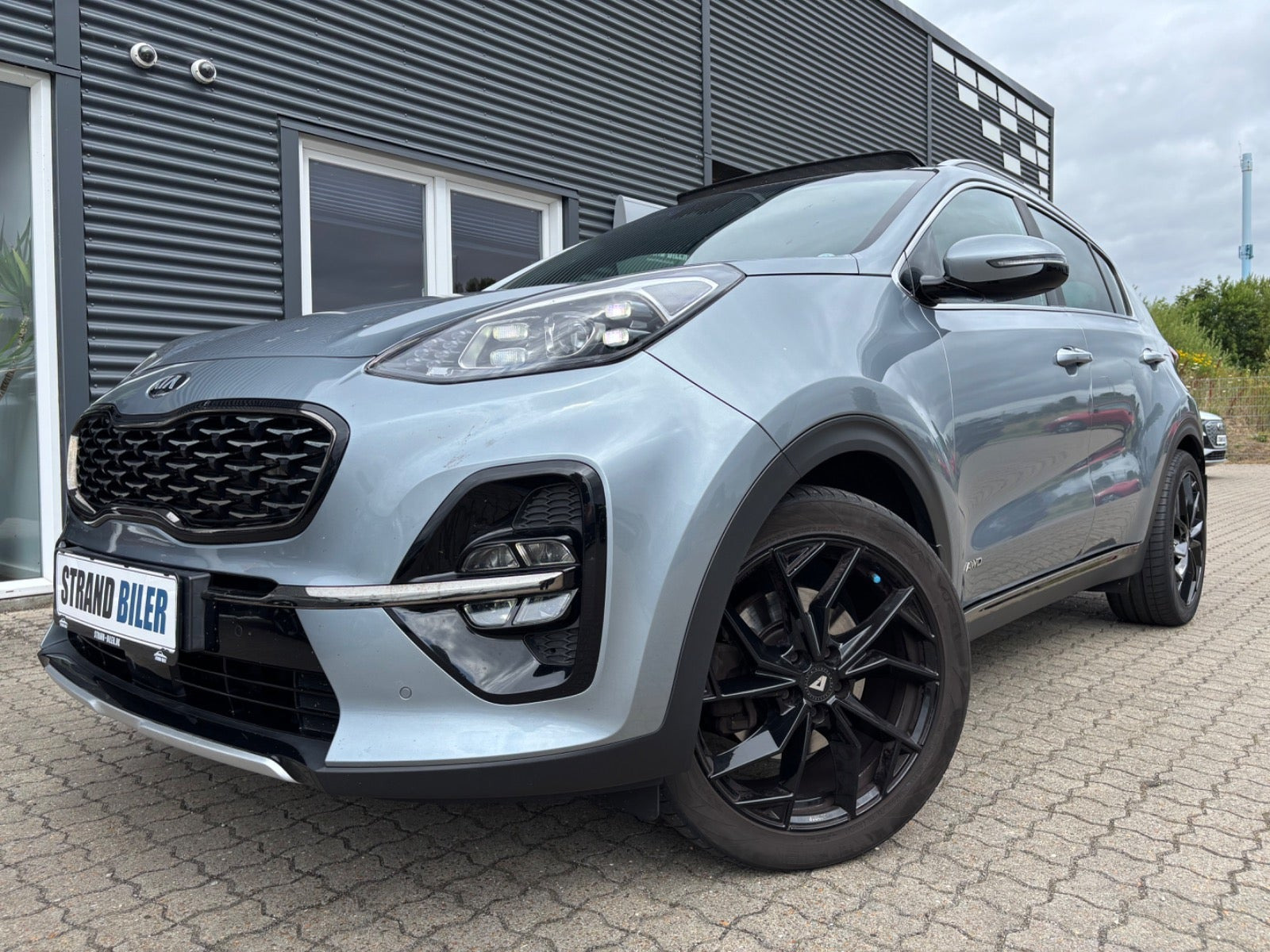 Blå Kia Sportage fra 2019