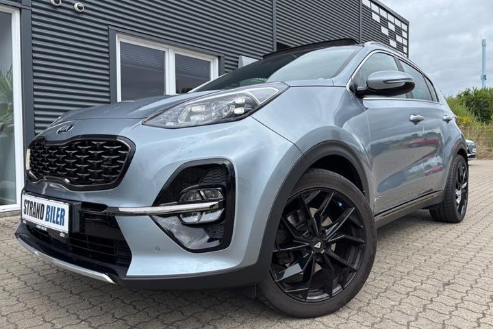Blå Kia Sportage fra 2019