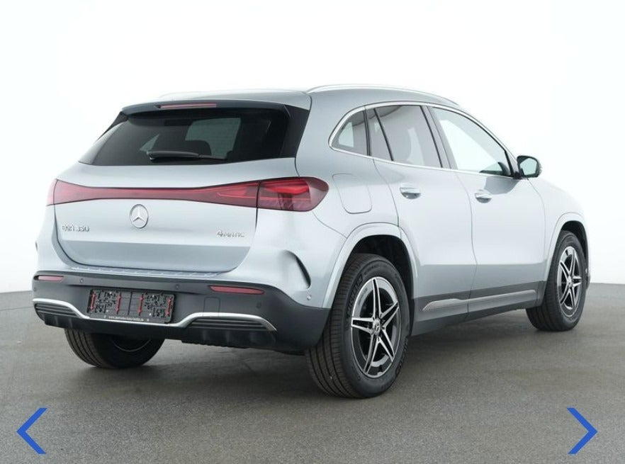 Sølv Mercedes EQA350 fra 2026