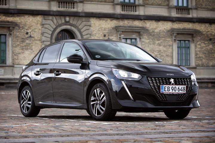 Sort Peugeot 208 fra 2022