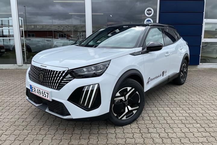 Hvid Peugeot e-2008 fra 2026