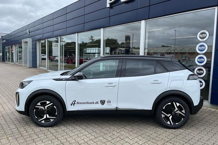 Hvid Peugeot e-2008 fra 2026