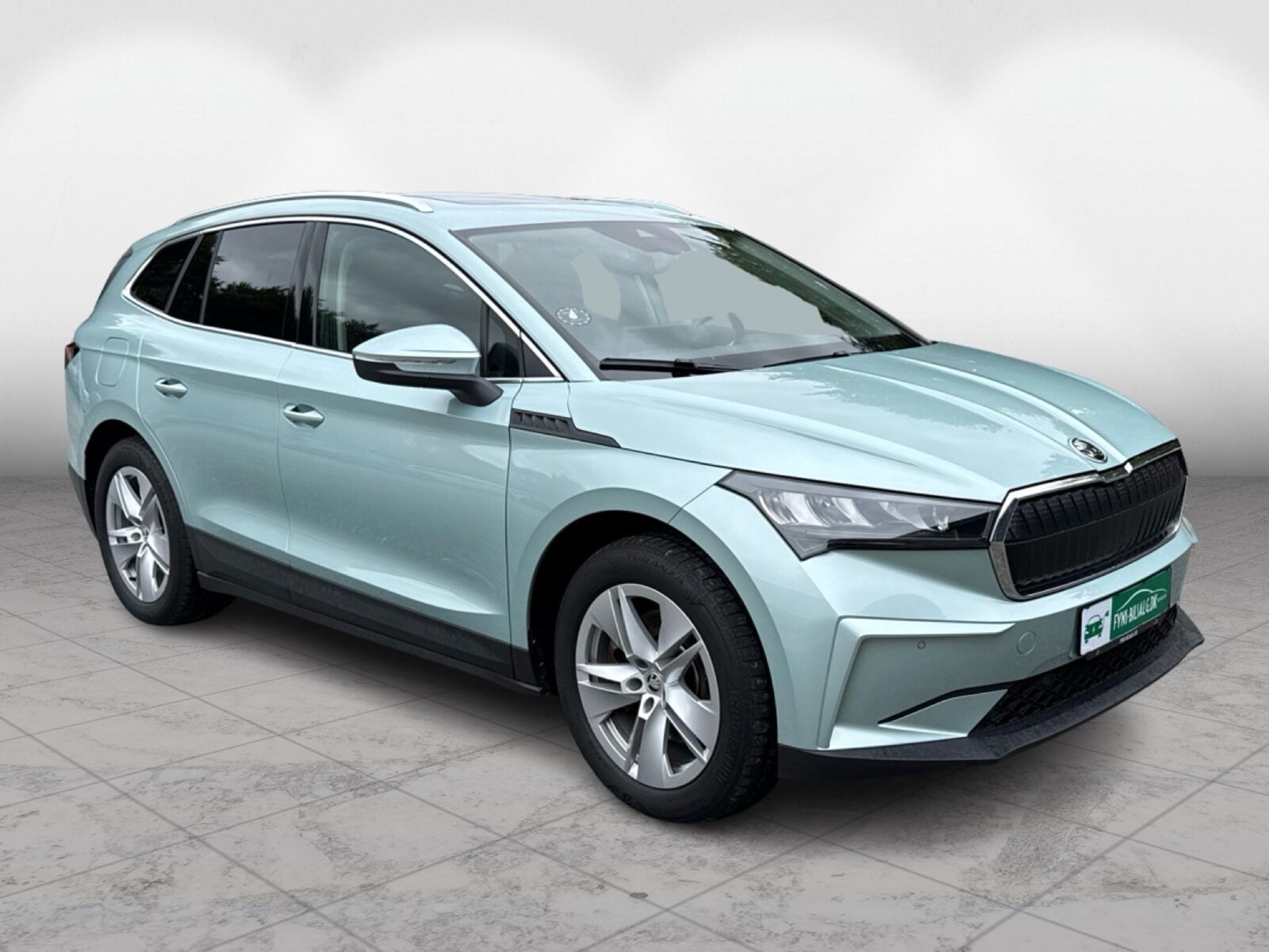 Grøn Skoda Enyaq fra 2022