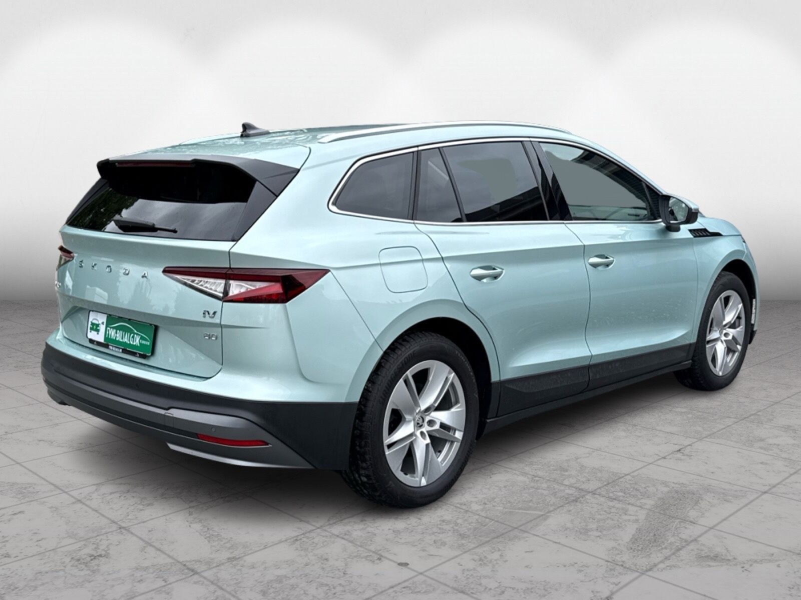 Grøn Skoda Enyaq fra 2022