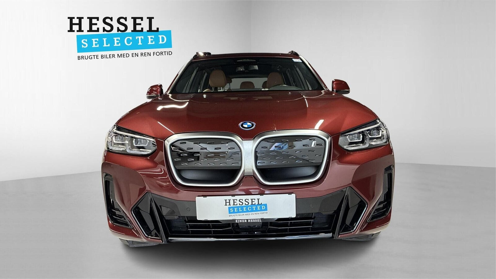 Rød BMW iX3 fra 2024