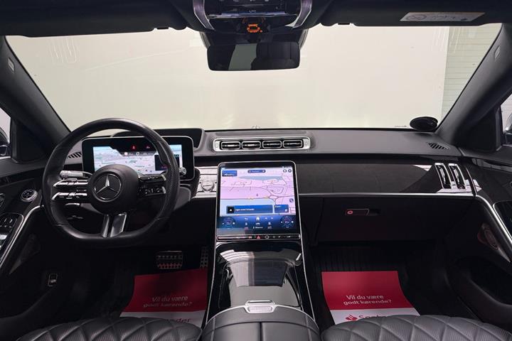 Sort Mercedes S580 e fra 2022