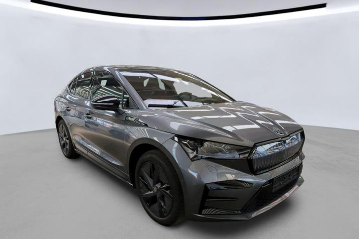 Grå Skoda Enyaq fra 2025
