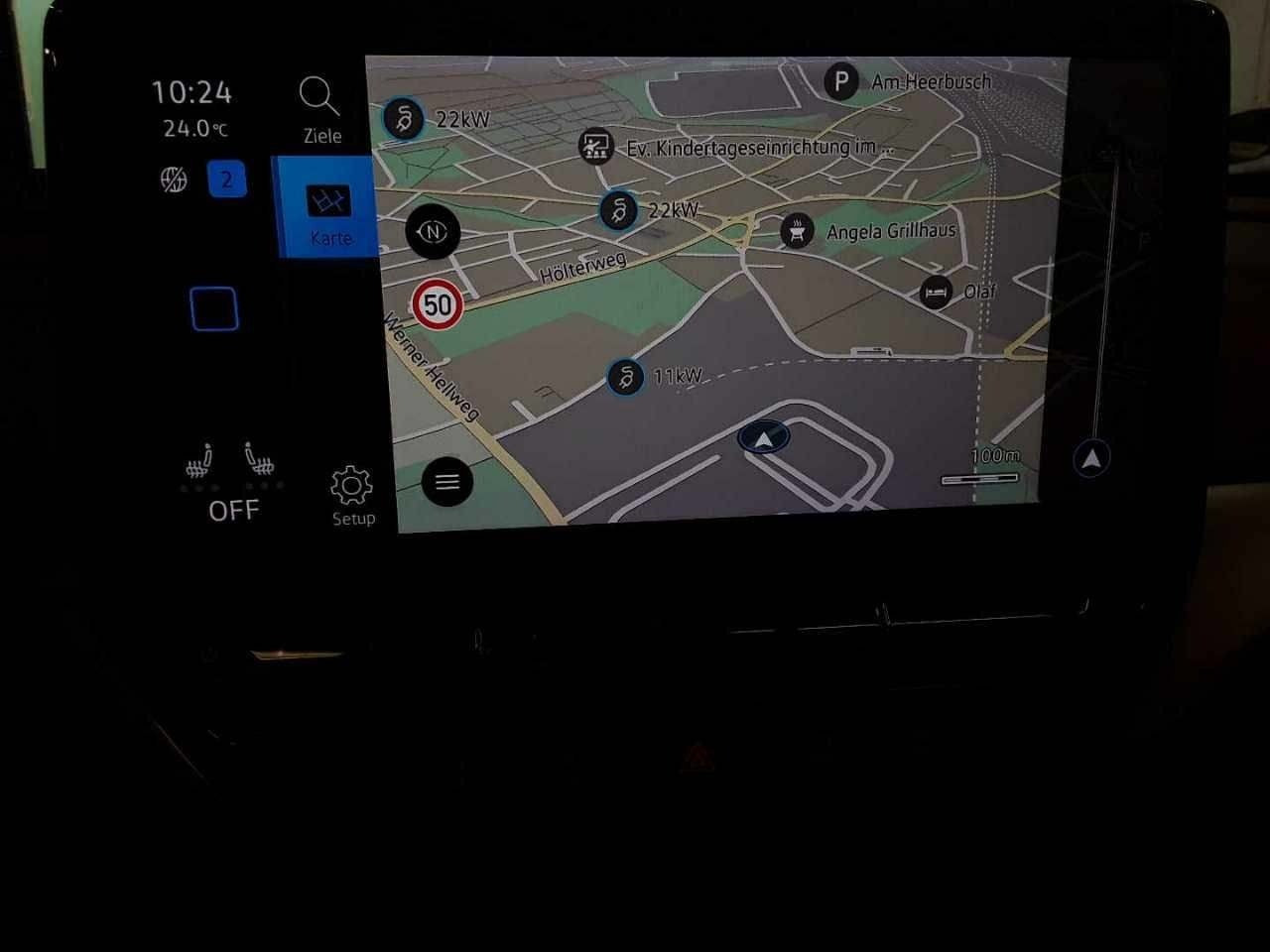 Blå VW ID.4 fra 2022