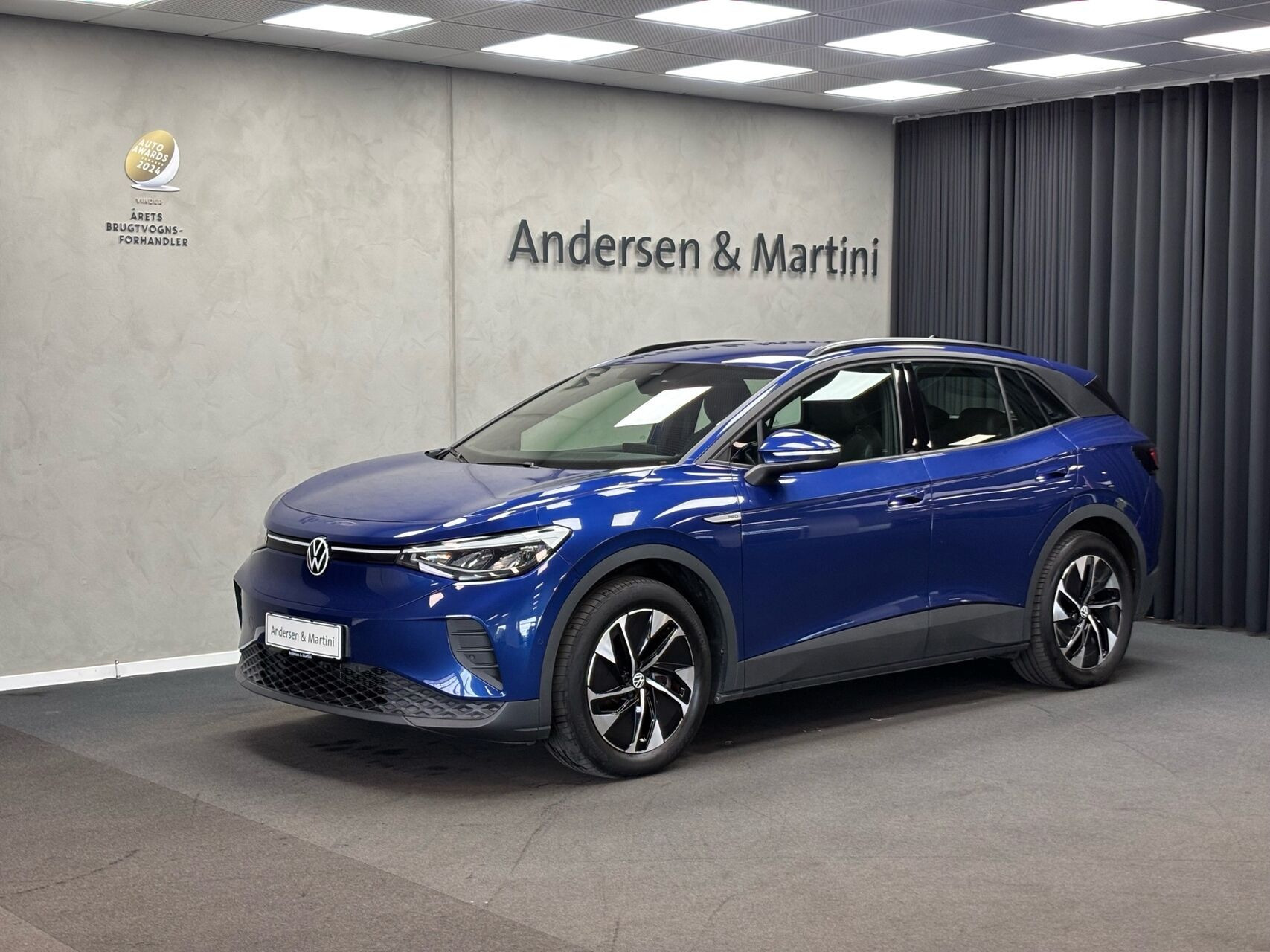 Blå VW ID.4 fra 2022