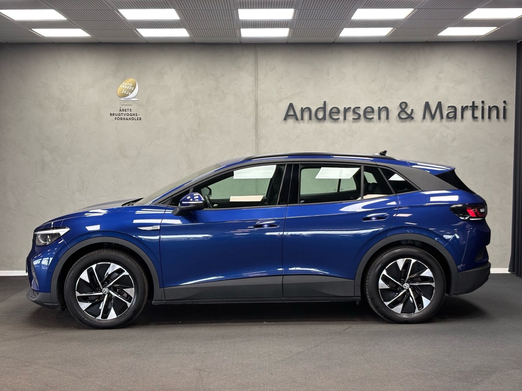 Blå VW ID.4 fra 2022
