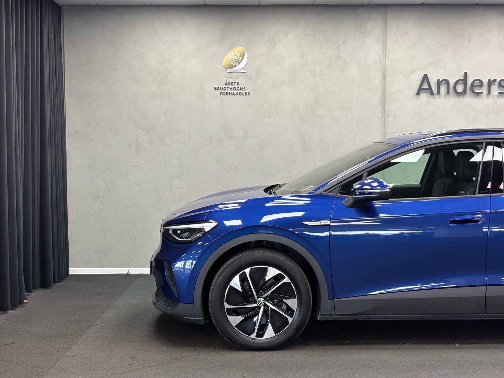 Blå VW ID.4 fra 2022