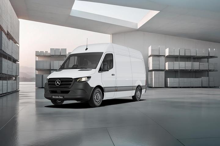 Hvid Mercedes Sprinter fra 2026