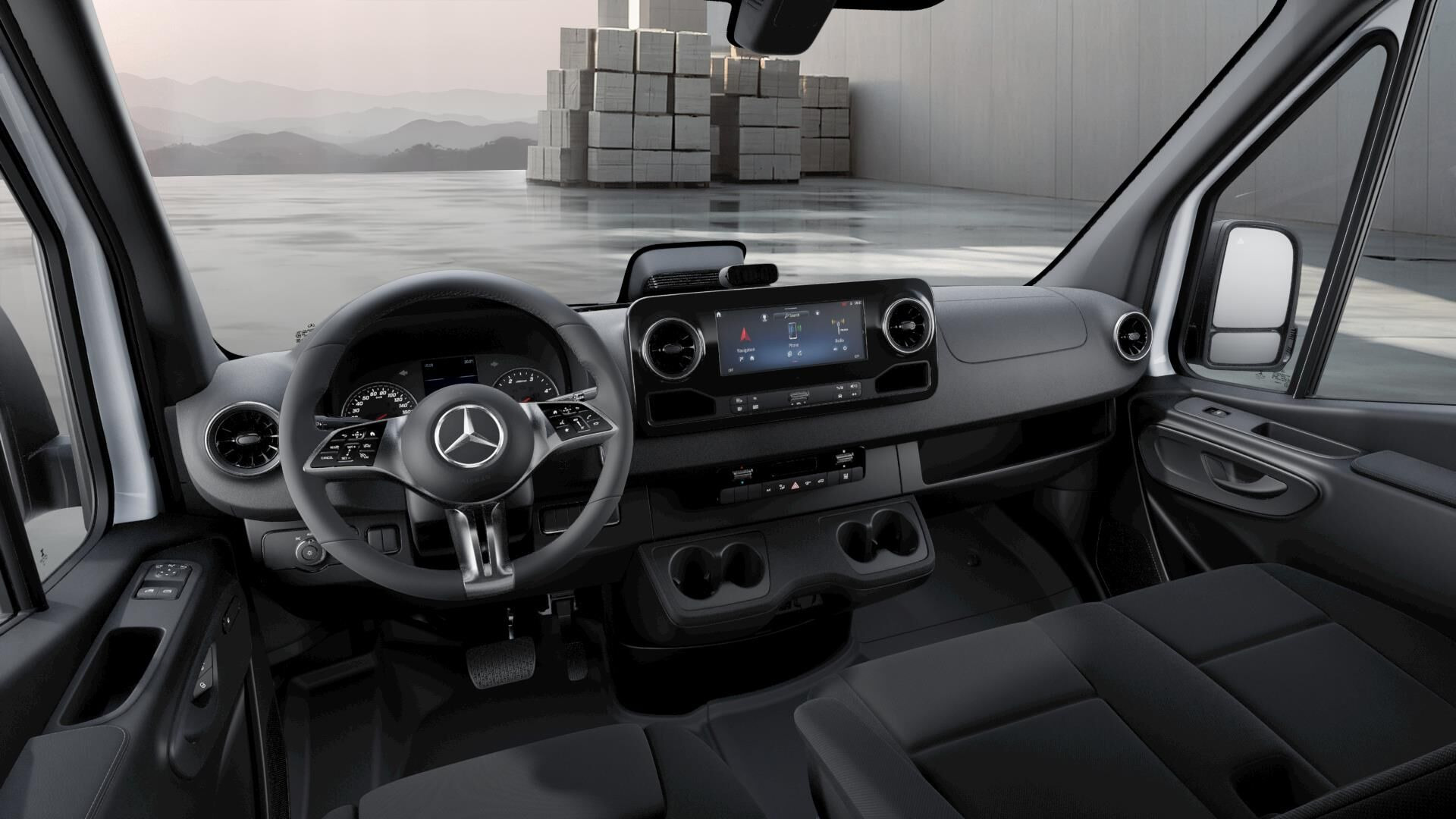 Hvid Mercedes Sprinter fra 2026