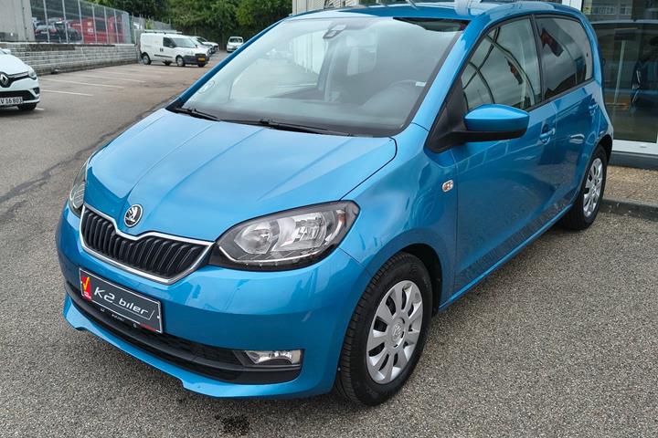 Blå Skoda Citigo fra 2018