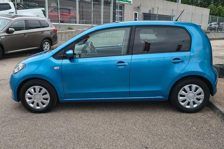 Blå Skoda Citigo fra 2018