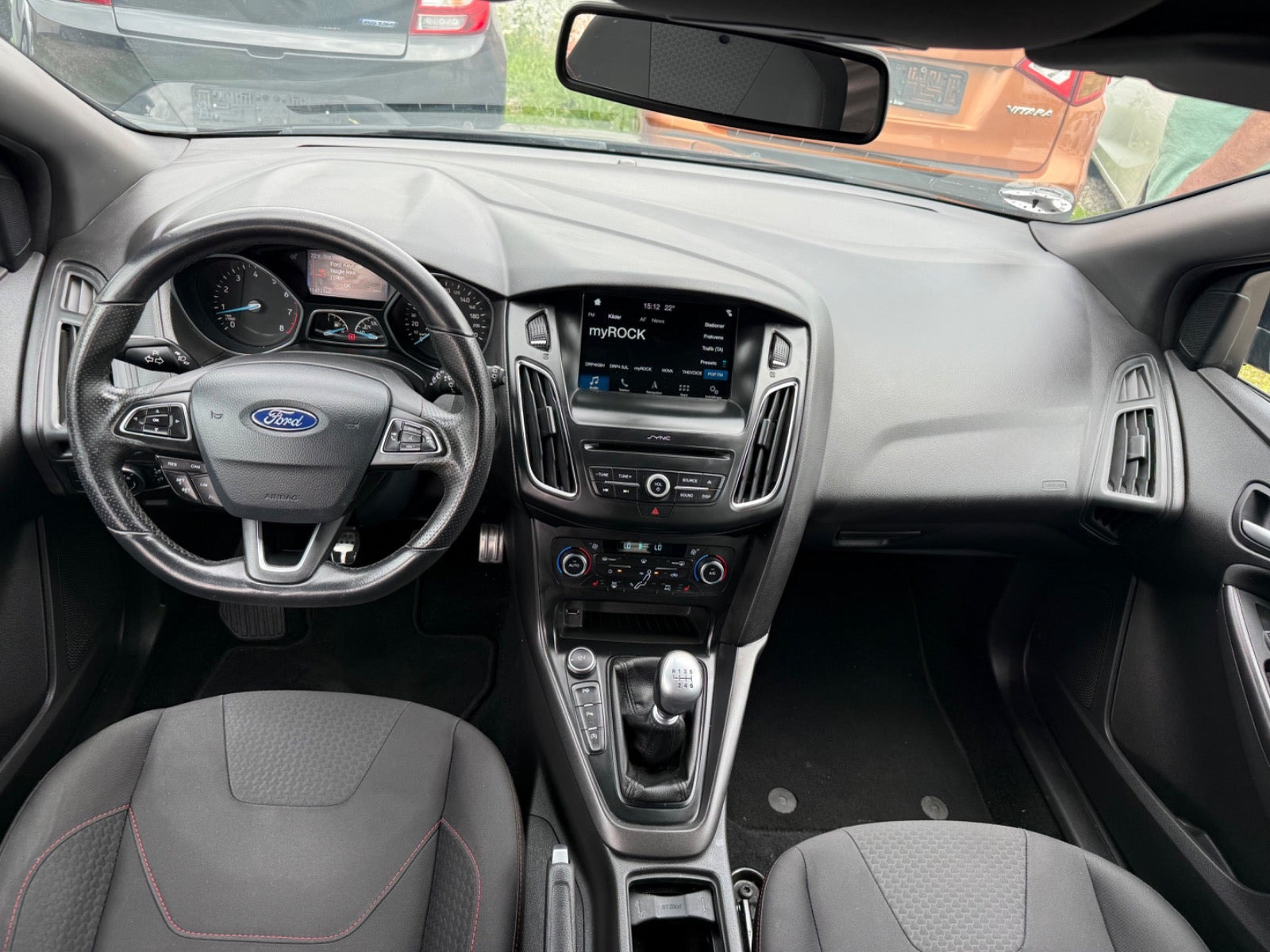 Sort Ford Focus fra 2017