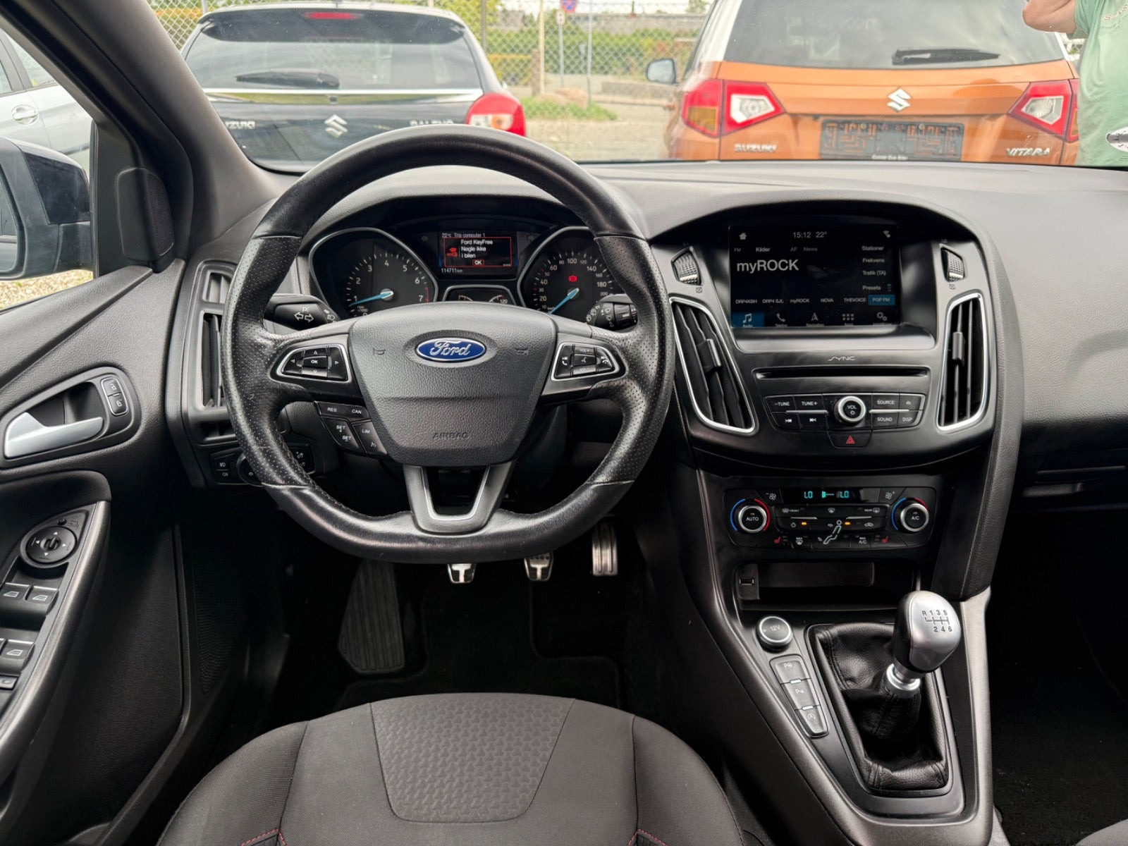 Sort Ford Focus fra 2017