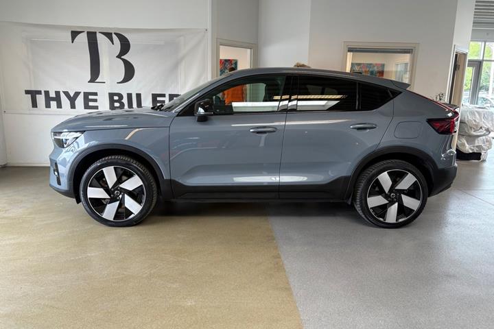 Grå Volvo C40 fra 2023
