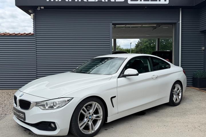 Hvid BMW 428i fra 2015 set udefra