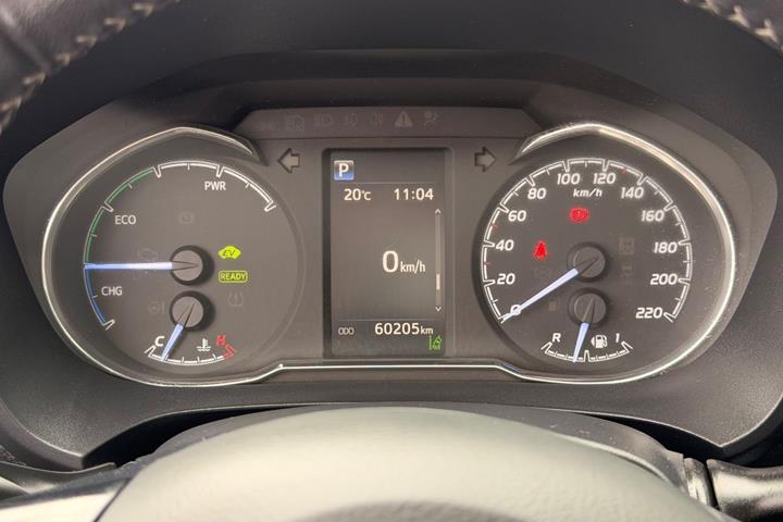 Rød Toyota Yaris fra 2019