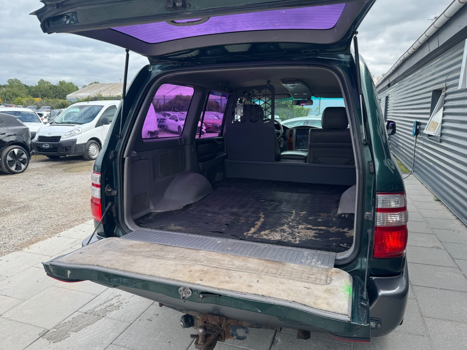 Grøn Toyota Land Cruiser fra 2004