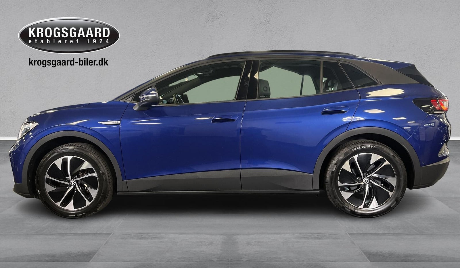 Blå VW ID.4 fra 2023